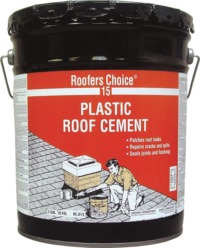 Henry RC015070 Plastic Roof Cement, 5 gal, Pail, Black, Fluid