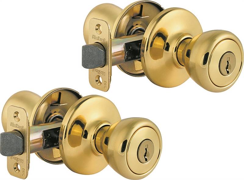 Kwikset Tylo Signature 243T3CP6ALK2 Single Cylinder Flat Ball Entry Knob  and Deadbolt Project Pack