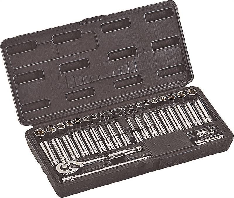 Vulcan TS4021/4SA/ME Socket Set, Chrome Vanadium Steel, Chrome