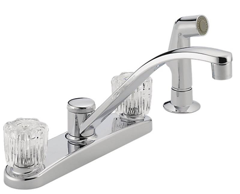 Peerless P299501LF Kitchen Faucet 1 8 Gpm 4 Holes 8 In Center   3025681.JPG