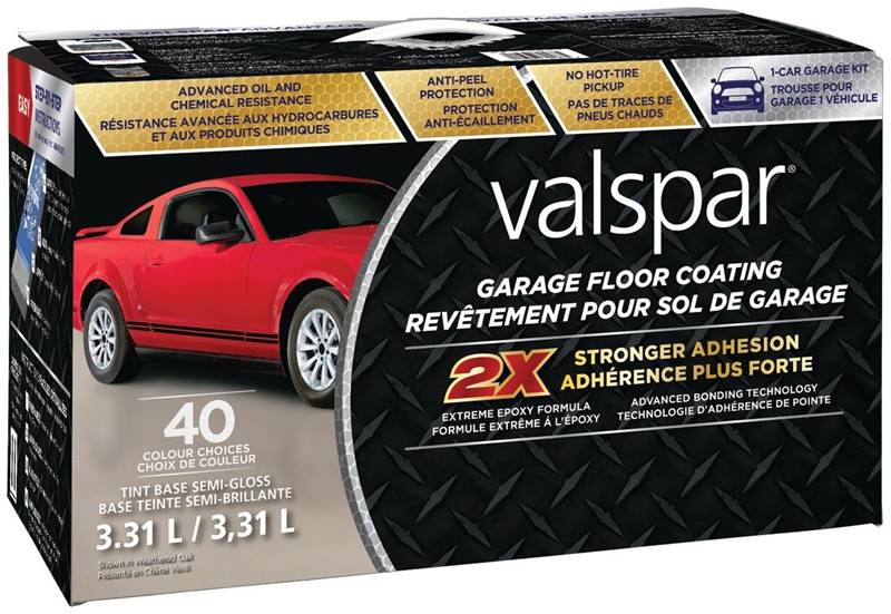 Valspar 81027 Garage Floor Epoxy Coating Kit 3 78 L 200 250 Sq