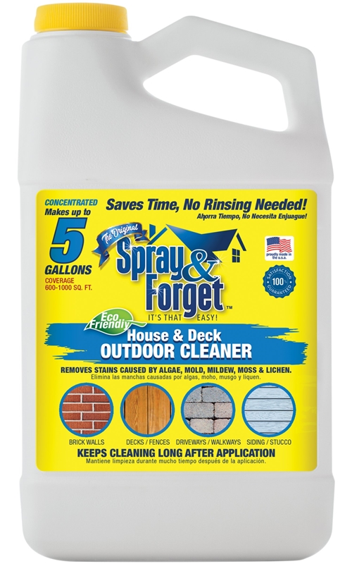 Spray &amp; Forget SFHD64OZ-4 Concentrated Mildew Cleaner, 64 