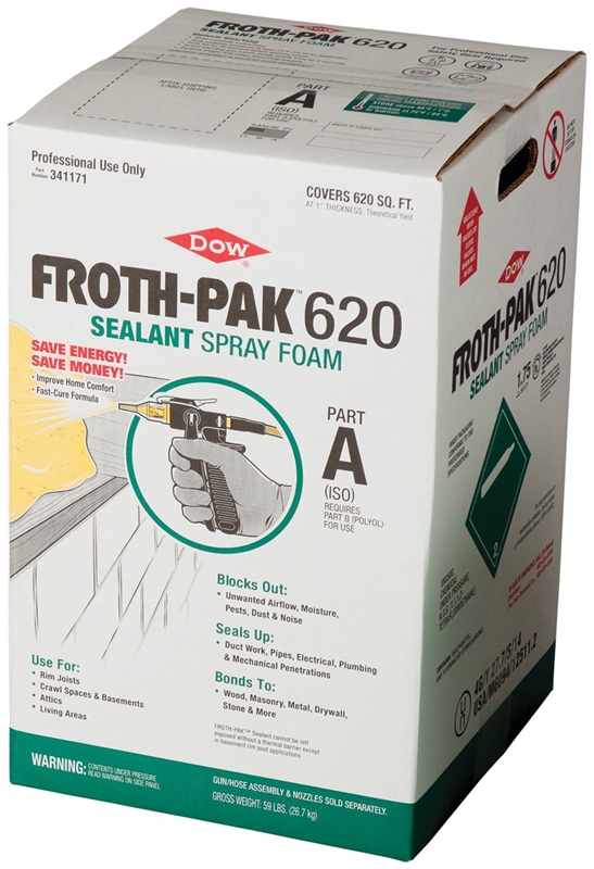 Froth-Pak 366766 Insulated Insulated Foam Sealant Kit, 27.3 kg, 1.75