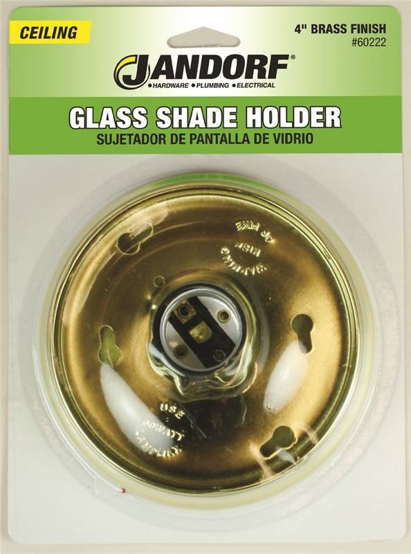 Jandorf 60222 Glass Shade Holder 4 In, Jandorf Lamp Shade Riser