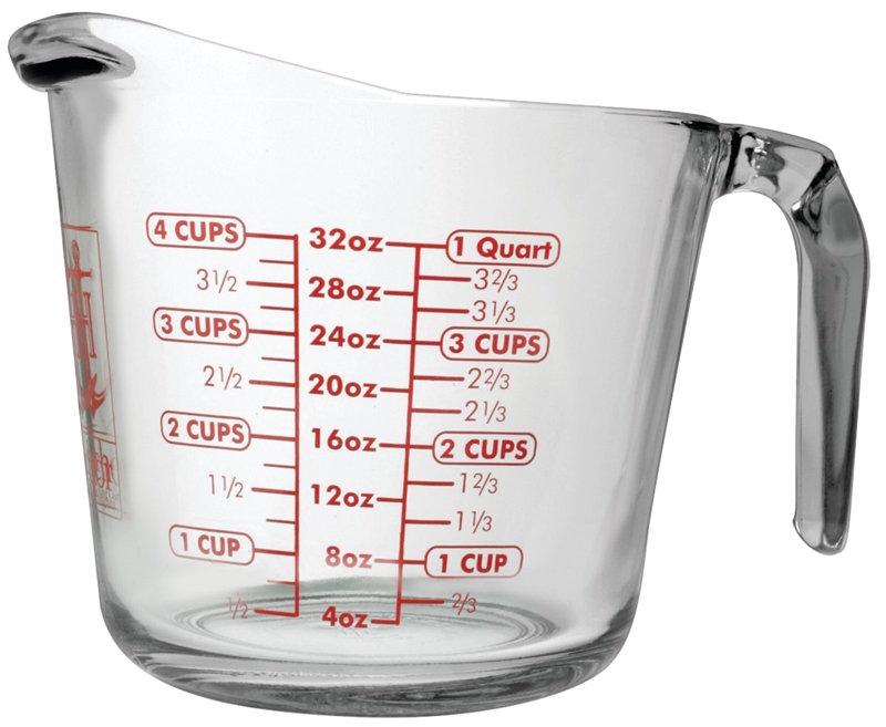 CUP MEASURING 4 CUP - Case of 3