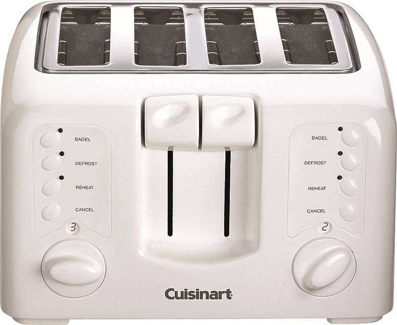 Cuisinart Classic 4-Slice White 1800-Watt Toaster at