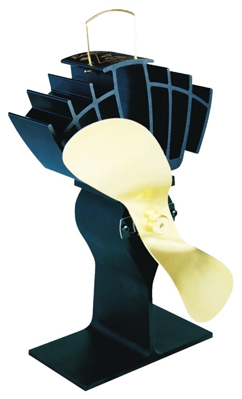 Ecofan® UltrAir, Classic Styled, Heat Powered Wood Stove Fan, 125 CFM,  810CABBX, Mid-Sized, 7.9 Blade, Gold