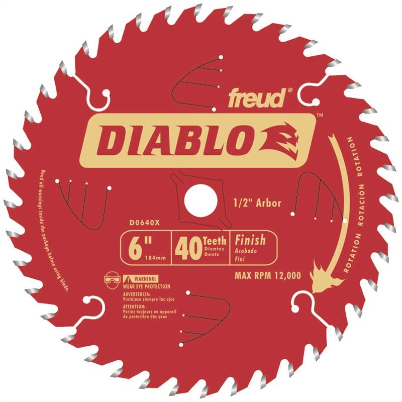 Dewalt DW9153 Circular Saw Blade 6-1/2" X 0.039"T,90 Teeth,5/8"Arbor 