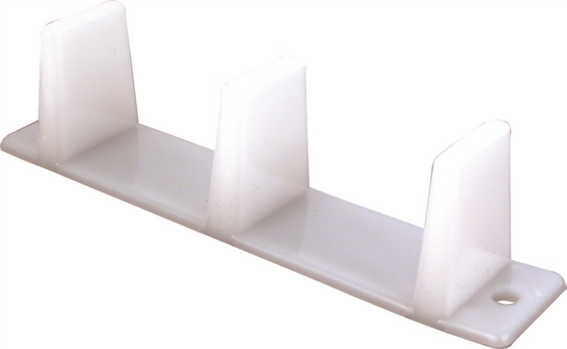 4-3/16 in L X 1 in W 4-3/16 Plastic Products N 6563 Prime Line Universal Door Guide White Improved Version 4-3/16 