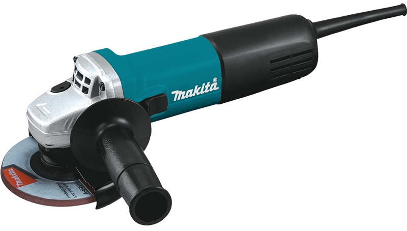 Makita 9557NB Corded Angle Grinder, 120 V, 7.5 A, 10000 rpm, 4-1/2 in  Wheel, 5/8-11 UNC Shank