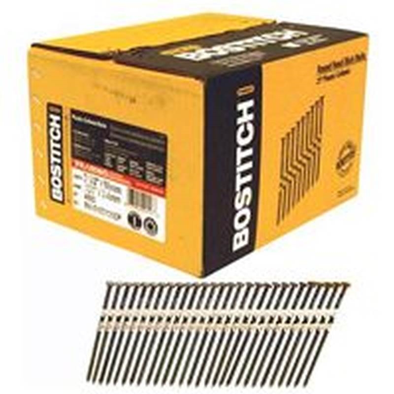 Bostitch RH-S16D131EP/X Framing Nail, 3-1/2 in L, 11 Gauge, Steel, Full  Round Head, Smooth Shank, 4000/PK