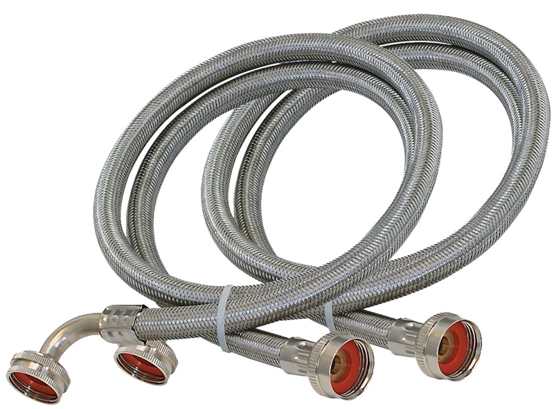 Eastman 48377 Washing Machine Discharge Hose 34 In Id 5 Ft L Fht X Fht Stainless Steel
