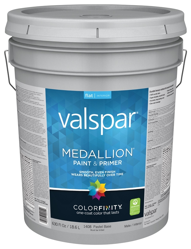 Valspar Pristine 100% Acrylic Paint & Primer Matte Interior Wall Paint,  Clear Base, 1 Gal. 