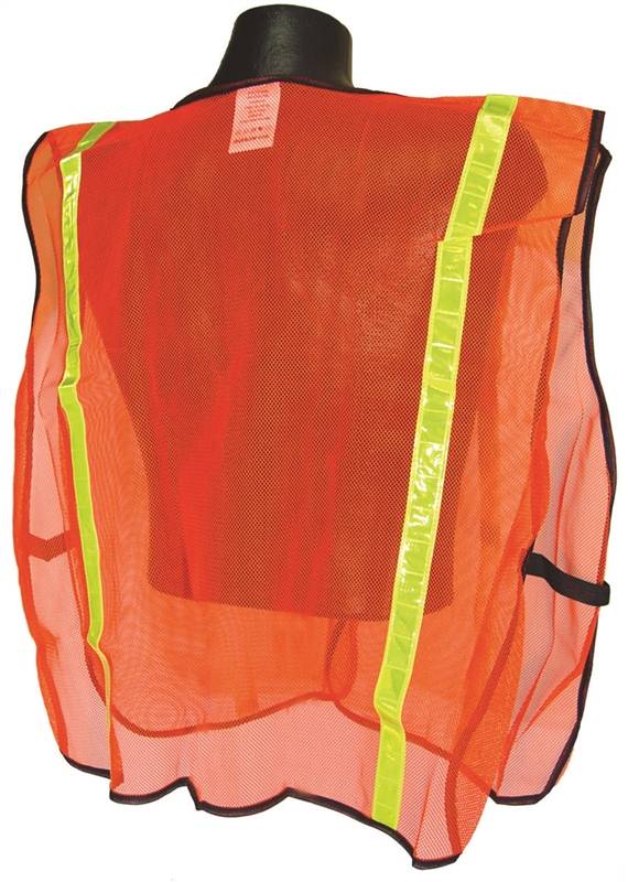 3M TEKK Protection 94617-80030T Reflective Safety Vest, One-Size, Fabric,  Fluorescent Yellow