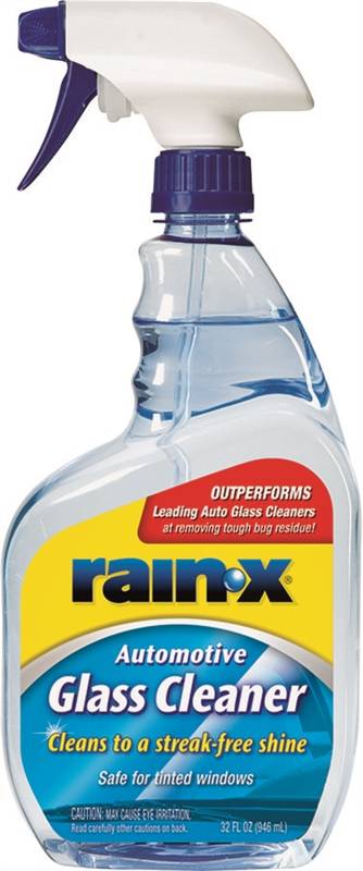 Rain-X 5071268-2 Glass Cleaner + Rain Repellent, 23 fl oz., Pack of 2