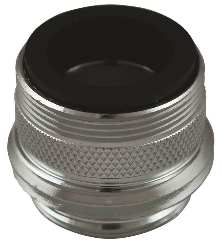 Plumb Pak PP800-32 Hose Adapter, 15/16-27 x 55/64-27 x 3/4 or 55/64 in,  Hose, Chrome Plated