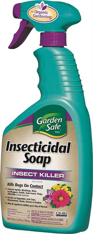 Garden Safe 10424 X Insecticidal Soap 24 Oz Bottle Clear Light