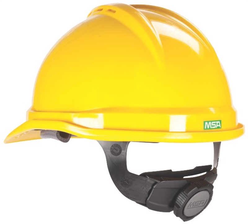 Yellow Full Brim V-Gard 818067 Lightweight Hard Hat 