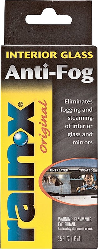 Rain-X Anti-Fog AF21106D/AF21112 Glass Treatment, 3.5 oz, Squeeze Bottle,  Clear, Liquid