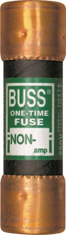 Bussmann Fusetron NON-25 Cartridge One Time Non-Current Limiting Low  Voltage Fast Acting Fuse, 25 A Cape Electrical Supply