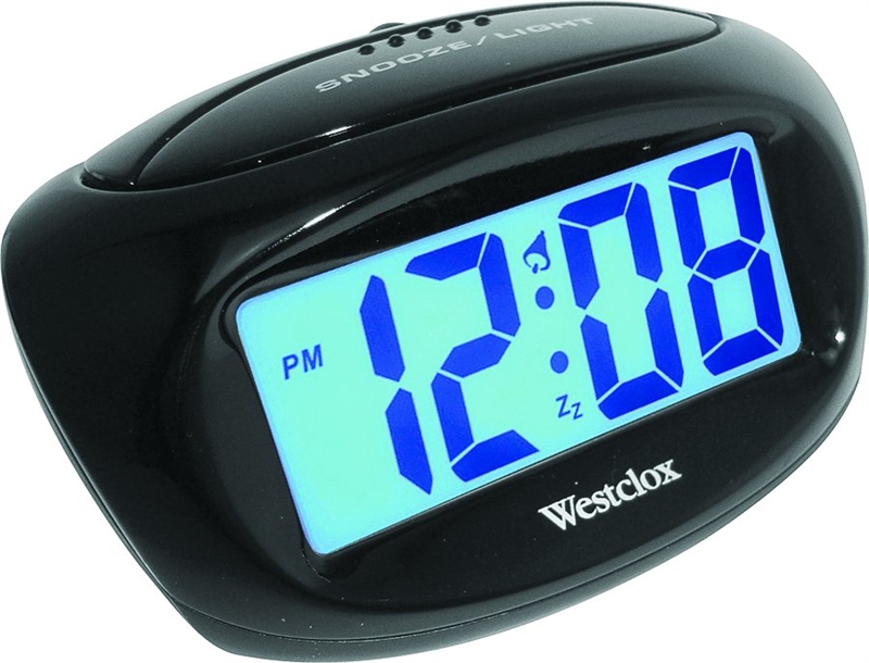 1/2" Digital,LCD Display Westclox Travelmate Compact Folding Travel Alarm Clock 