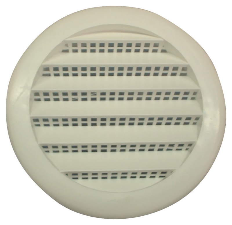 Maurice Franklin RL-1002.5 2.5 in. Round Aluminum Screen Louver