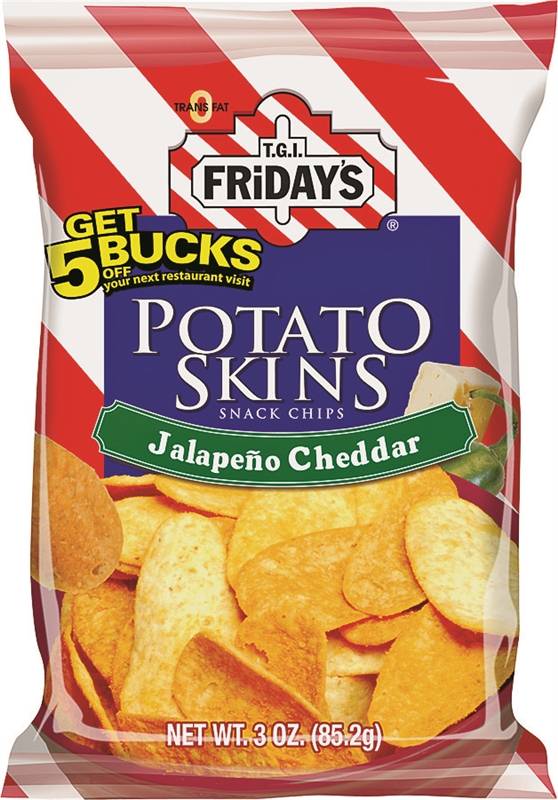 Tgi Fridays Snack Chips Cheddar Jalapeno 3 Oz Bag 6 Pack Vorg