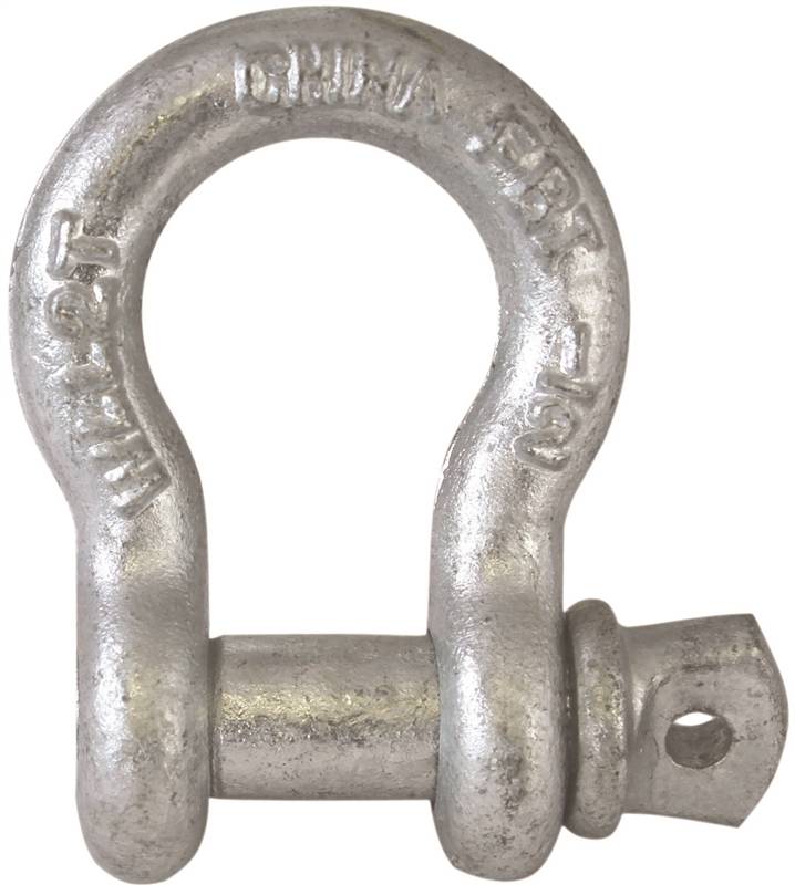 3/4 ton 7/16 in Dia Forged Steel Fehr Bros C03009 Imported Anchor Shackle 