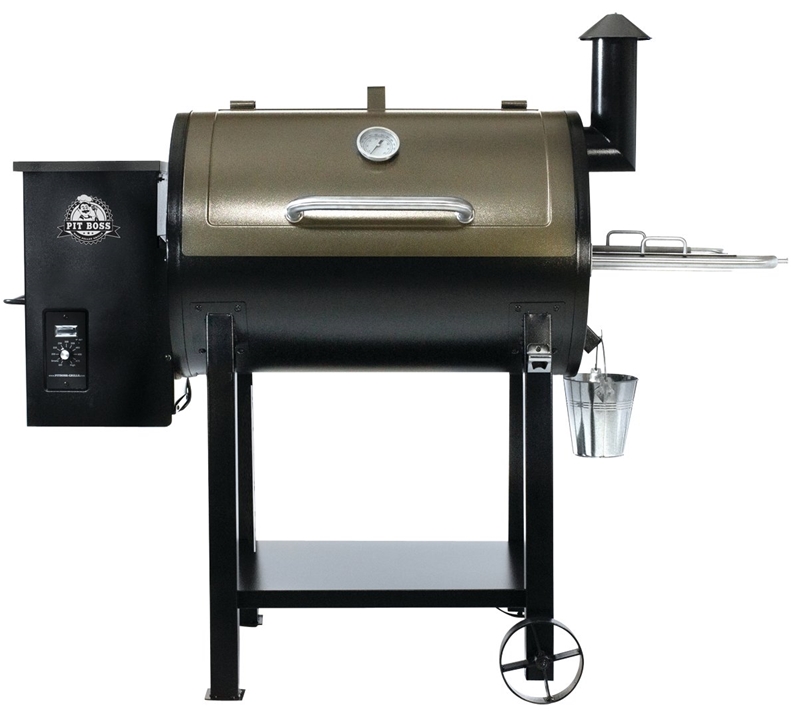 Deluxe Pit Boss 72820 Heavy Duty Pellet Grill, 818.63 sq-in, 22.4 in W ...