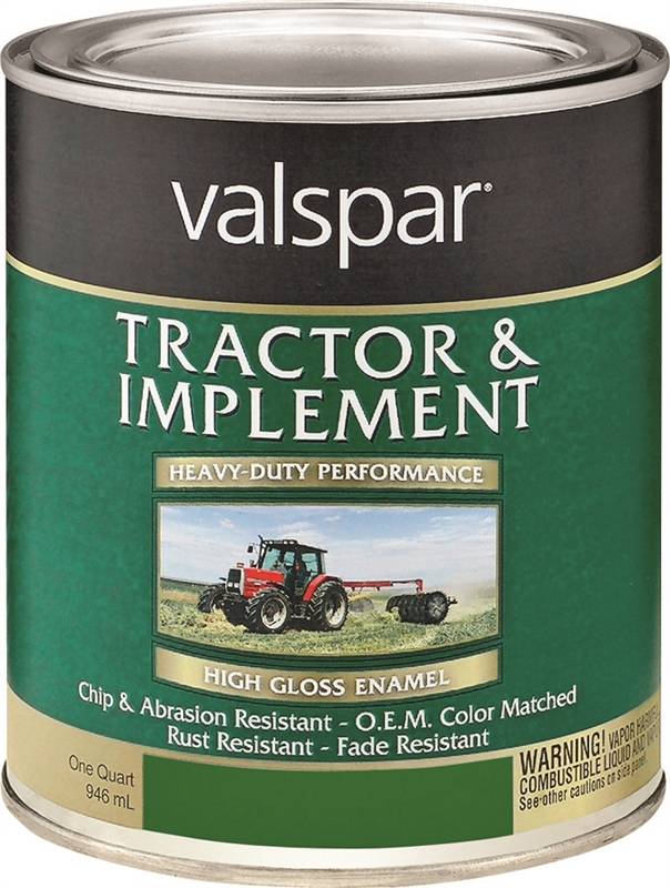 Valspar 184431 Heavy Duty Tractor and Implement Enamel Paint, 1 qt