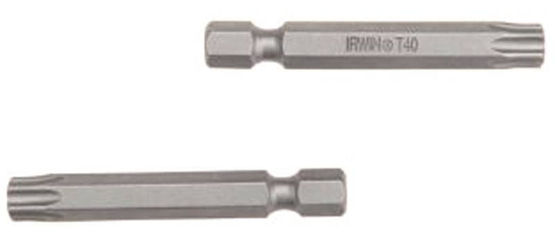 IRWIN 93330 Power Bit T27 Torx 2 in OAL High Grade S2 Tool Steel for sale online 