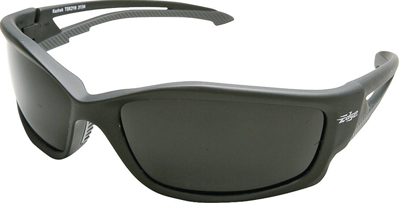 Edge Eyewear Tsk216 Kazbek Polarized Safety Glasses Black With Smoke Lens for sale online 