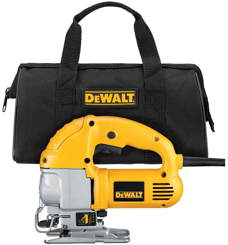 Dewalt DW317K Heavy Duty Corded Jig Saw Kit, 120 V, 5.5 A, in Stroke, 3100  spm