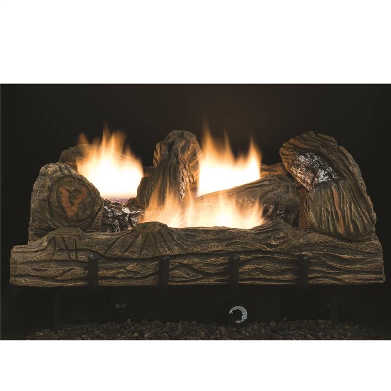 FMI CF2436PT Vent Free Gas Log With Thermostat, 24 in, Liquefied Petroleum,  Whispering Oak | Cape Electrical Supply