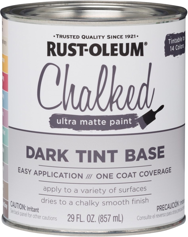 Rust-Oleum 301450 Chalkboard Paint, Mild, Black, 30 fl-oz, Can