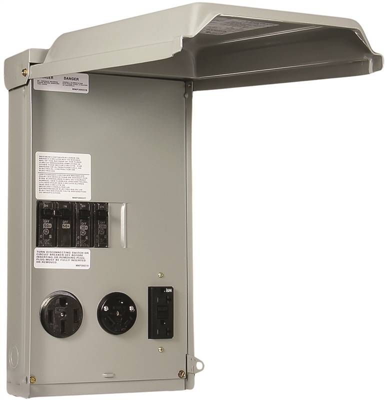 GE GE1LU532SS Rv Power Outlet Panels, Outdoor - Nema 3R, 100 Amp