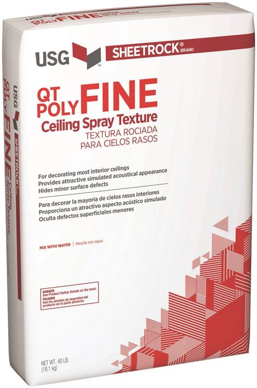 Us Gypsum 540500 Usg Sheetrock Ceiling Texture Spray On Qt Poly Perlite 40 Lb