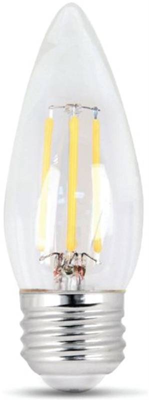 Medium Feit Electric EFC/300/LED/COLD Electric Dimmable Led Bulb 40 W E26 Warm 300 Lumens 120 Vac Base 25000 Hr White 