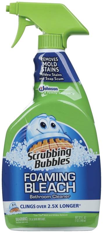 Buy Scrubbing Bubbles 70589 Shower Cleaner, 20 oz Spray Can, Marine, Ozone,  Light Yellow/Transparent Light Yellow/Transparent