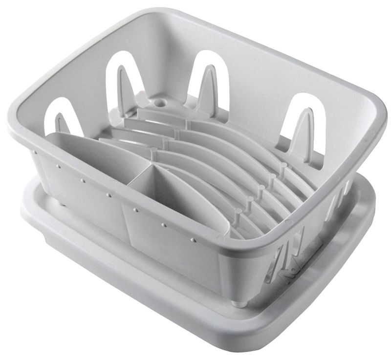 Camco Heavy-Duty Plastic 9.50 In. x 11.69 In. White RV Dish