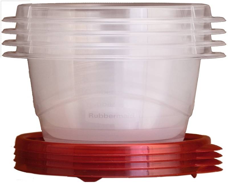 Rubbermaid 2.5 gal. Easy Find Lids Rectangular Bowl 1777164 - The
