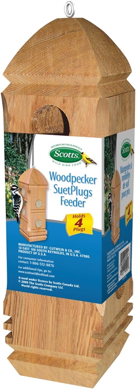 Armstrong Milling 1022488 Woodpecker Suet Plug Feeder 0 8 Kg