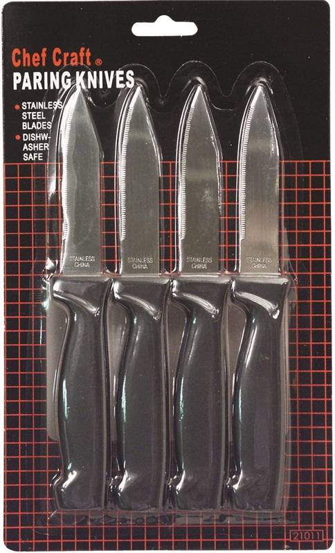 Goodcook Paring Knife Set, 4 Count 