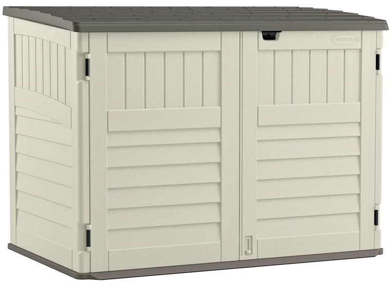 Suncast BMS4700 Horizontal Storage Shed, 3 ft 8-1/4 in L x 5 ft 10-1/2 in W...