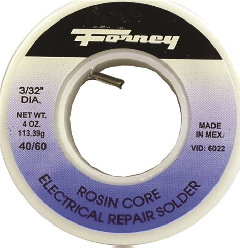 Forney 38073 Rosin Core 60/40 Solder 1/16-Inch 1/4-Pound 
