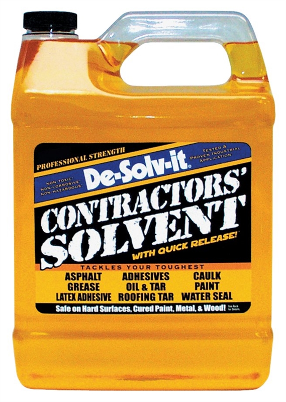 De-Solv-it PRO Contractors Solvent removes silicone, caulk, floor