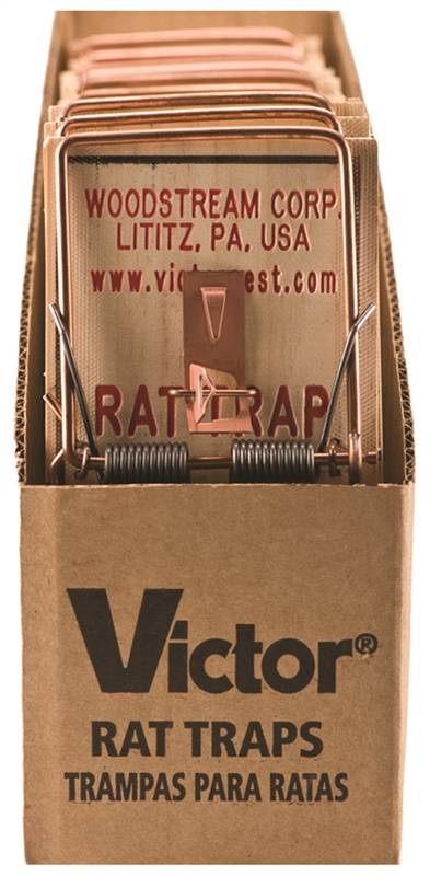 Victor M241 Rat Trap, 8-1/2 in L, 4 in W, 4.7 in H