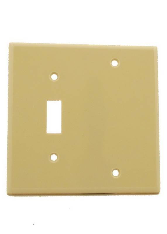 Leviton Brown Standard 2-Gang Toggle Switch Cover Wall plate Switch plates 85009