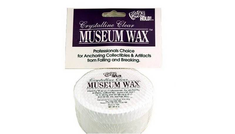 Details about   Quake Hold Crystal Clear Museum Wax 4 Oz