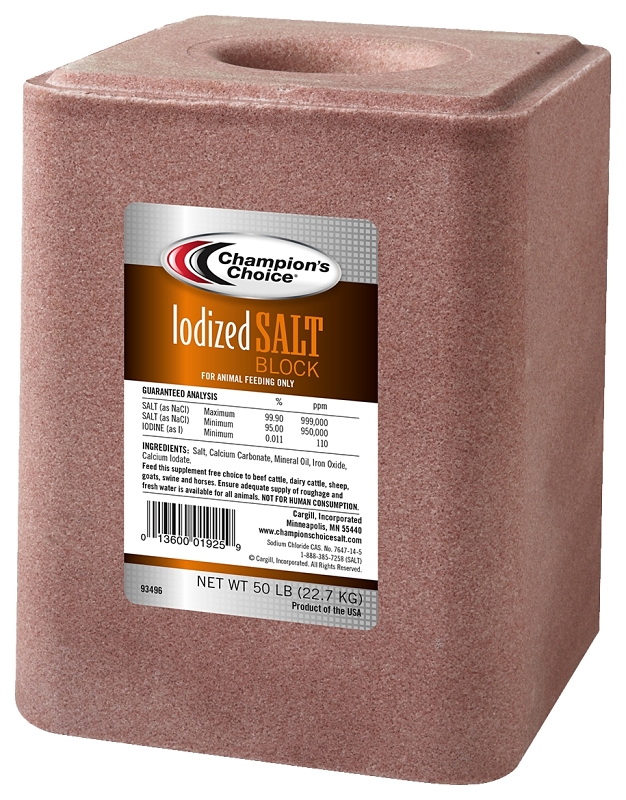 Cargill 100012603 Series Salt Block, Greenish Brown, 50 lb